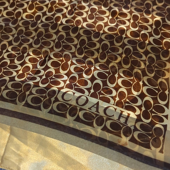 Coach Silk scarf - Picture 1 of 3
